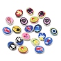 Printed Handmade Porcelain Beads, Oval
