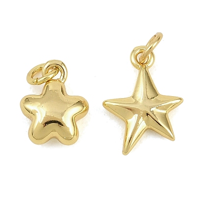 Латунные подвески, звезды прелести, с целью перехода в кольце