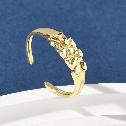 Латунные кольца-манжеты для женщин, долговечный, стойки покрытие, без свинца и без кадмия