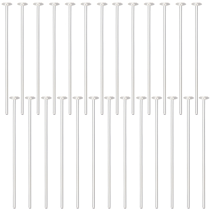 925 булавки с плоской головкой из стерлингового серебра