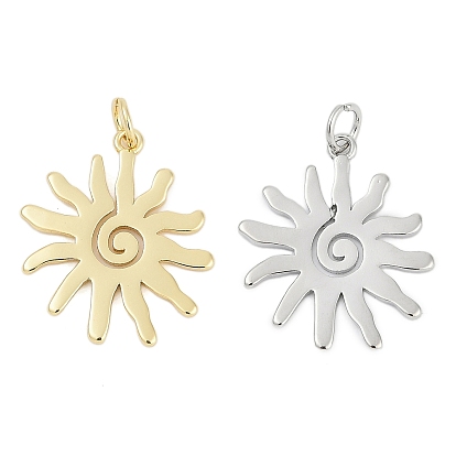 Латунные подвески, солнечные чары, без кадмия и без свинца, долговечный, стойки покрытие, с целью перехода в кольце