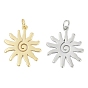 Латунные подвески, солнечные чары, без кадмия и без свинца, долговечный, стойки покрытие, с целью перехода в кольце