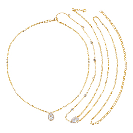 1ПК прозрачный кубический цирконий каплевидный фон ожерелье цепь для тела, кулон из сплава с кисточками, украшение для тела для женщин, платье с открытой спиной и открытыми плечами