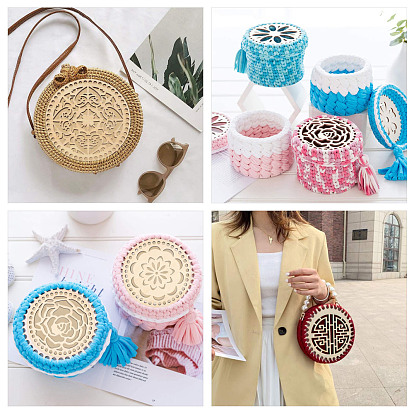 China Factory Wooden Basket Bottoms, Crochet Basket Base, for Basket  Weaving Supplies and Home Decor Craft, Flower 140x5mm in bulk online 