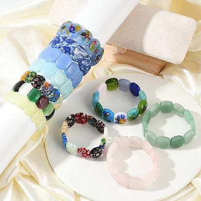 Браслеты из бисера ручной работы в технике лэмпворк для мужчин и женщин, овальные