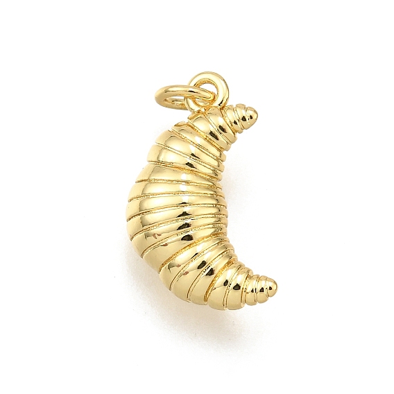 Латунные подвески, круассан очарование, стойки покрытие, долговечный, без свинца и без кадмия, с целью перехода в кольце