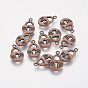 Tibetan Style Lock Charms, Cadmium Free & Lead Free, 10mm wide, 16mm long, hole: 1.5mm