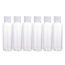 Ensembles de bouteilles en plastique transparent benecreat, avec trémie d'entonnoir en plastique pp et compte-gouttes en plastique pe, épaule ronde