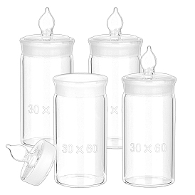 Стеклянная бутылка для образцов, лабораторные принадлежности, колонка