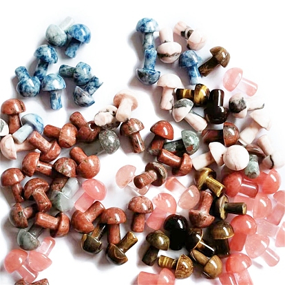 Фигурки целебных грибов из драгоценных камней, для домашнего офиса настольный орнамент фэн-шуй