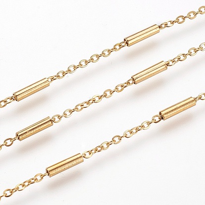 Ионное покрытие (ip) ручная работа 304 кабельные цепи из нержавеющей стали, пайки, с катушкой, Плоско-овальные