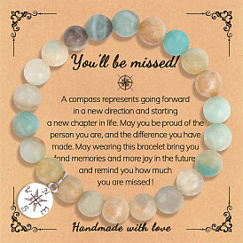 Браслет выпускного сезона с розовой зеброй, Красная яшма и африканская бирюза