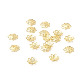 Brass Bead Caps, Multi-Petal, Flower