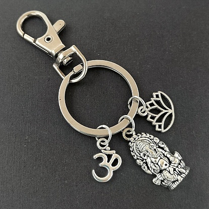 Сплав брелок, серебряные