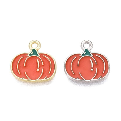 Colgantes de la aleación del esmalte, encantos de calabaza