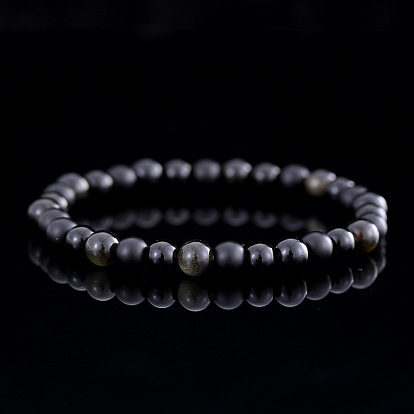 Браслеты из матовых круглых бусин из натуральных драгоценных камней для мужчин