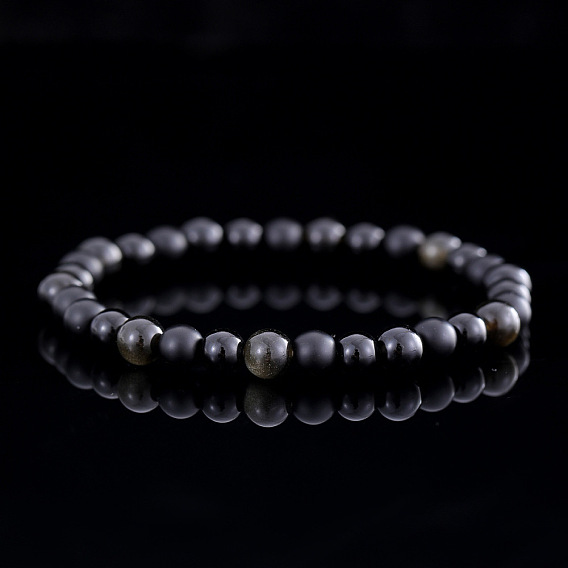 Браслеты из матовых круглых бусин из натуральных драгоценных камней для мужчин