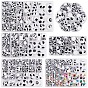 Half Round Plastic Craft Wiggle Eyes Cabochons, for DIY Doll Toys Plush Animal Making