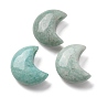 Бусины из природных амазонит, 3d форма полумесяца, Топ пробуренной