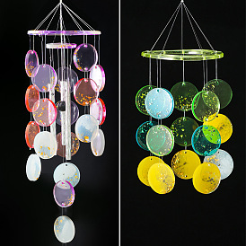 Wind Chime Making Kit, Including Silicone Pendant Mold, Beads, Crystal Thread