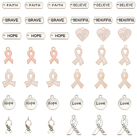 140 шт. 14 стиль осведомленности лента тема цинковый сплав подвески, с эмалью, разнообразные