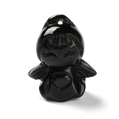 Природные подвески обсидиана, ангельские прелести