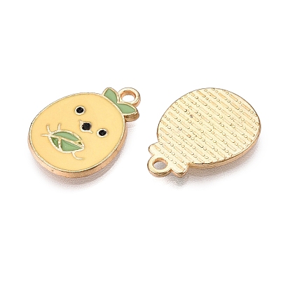 Стойки обшивки сплава эмали подвески, без кадмия и без свинца, золотой свет, цыпленок