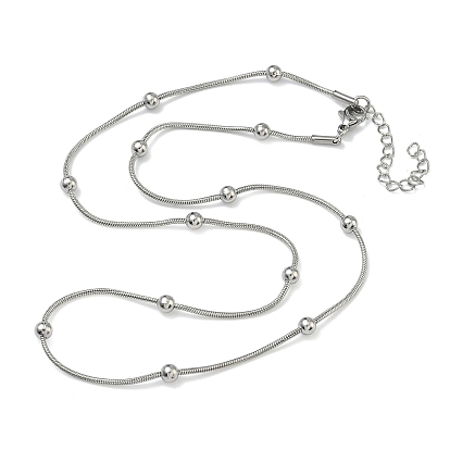 201 из нержавеющей стали цепи змея ожерелья