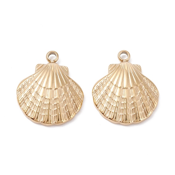 Ion Plating(IP) 316 Surgical Stainless Steel Pendants, Shell