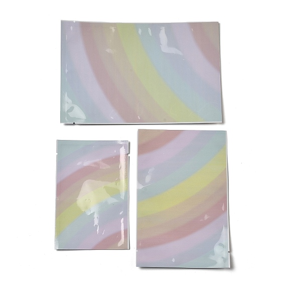 Пластиковые пакеты цвета радуги прямоугольные