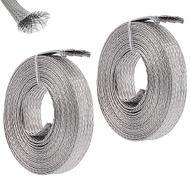 8м 304 плоская луженая проволока из нержавеющей стали, гибкая защитная сетка заземления