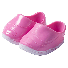 Plastic Doll Flat Shoes, for 18 "American Girl Dolls Accessories