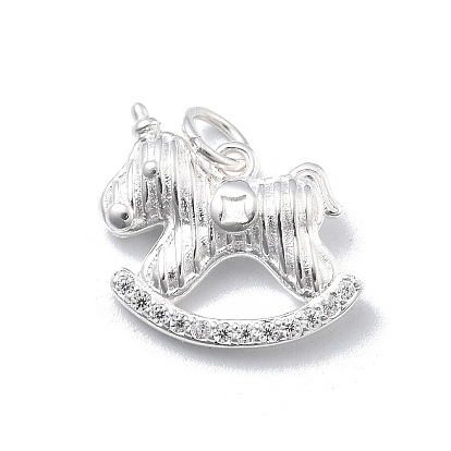 925 подвески-качалки из стерлингового серебра, с прыжковых колец