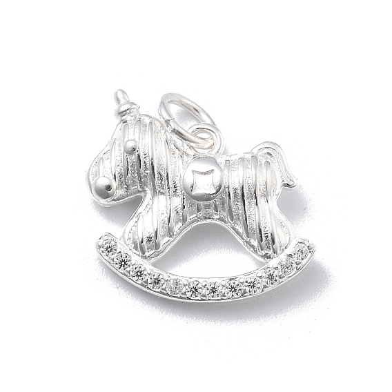 925 подвески-качалки из стерлингового серебра, с прыжковых колец