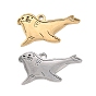 201 Stainless Steel Pendants, Sea Lion Charms
