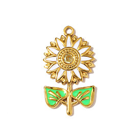 304 нержавеющей стальной эмали подвески, , со стразами, зеркальная полировка, ионное покрытие (ip)