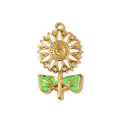 304 нержавеющей стальной эмали подвески, , со стразами, зеркальная полировка, ионное покрытие (ip)