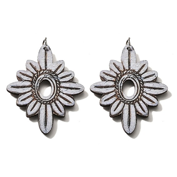 Подвески из тополя, цветок, с целью перехода в кольце