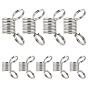 20 шт 2 стиль 304 мини-пружинные зажимы из нержавеющей стали для изготовления бисерных украшений