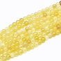 Natural Yellow Opal Beads Strands, Grade A, Round