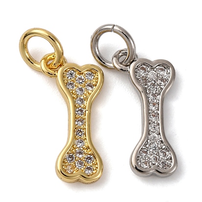 Латунные микро проложить кубического циркония подвески, костяные амулеты, с целью перехода в кольце, долговечный, без кадмия и без свинца, стойки покрытие