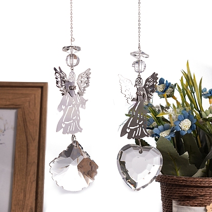 Подвеска в виде ловца солнца из хрустального стекла, ангел создатель радуги, украшение сада и дома своими руками