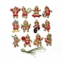PVC Hanging Decorations, with Cord, Athlete Gingerbread Man, for Christmas