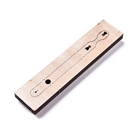 Wood Cutting Dies, with Steel, for DIY Scrapbooking/Photo Album, Decorative Embossing DIY Paper Card, Rectangle