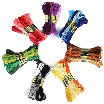 Хлопковые нитки для вязания крючком, вышивальные нитки, пряжа для ручного вязания кружева