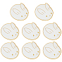 8Pcs Rabbit Enamel Pins, Alloy Lapel Pin Backs for Backpack Clothes