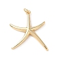 Латунные подвески, с целью перехода в кольце, морская звезда, без свинца и без кадмия, долговечный, стойки покрытие