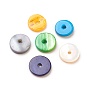 Shell Beads, Dyed, Disc/Flat Round, Heishi Beads