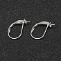 925 Sterling Silver Hoop Earrings, Leverback Earrings