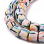 Handmade Polyester Clay Beads Strand, Column